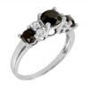 10k White Gold Black And White - Image 2