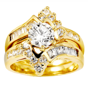 14k Yellow Gold Round